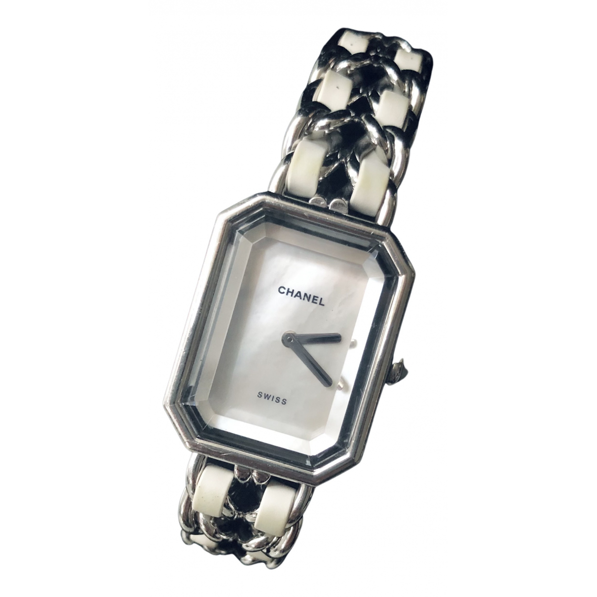 rock watch Chanel White in Steel 